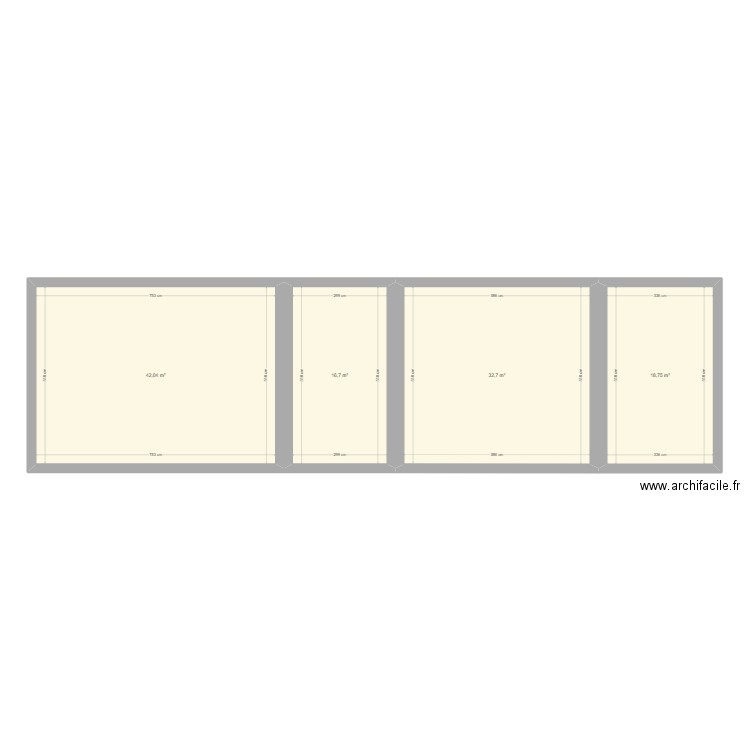 RdC Longère. Plan de 0 pièce et 0 m2