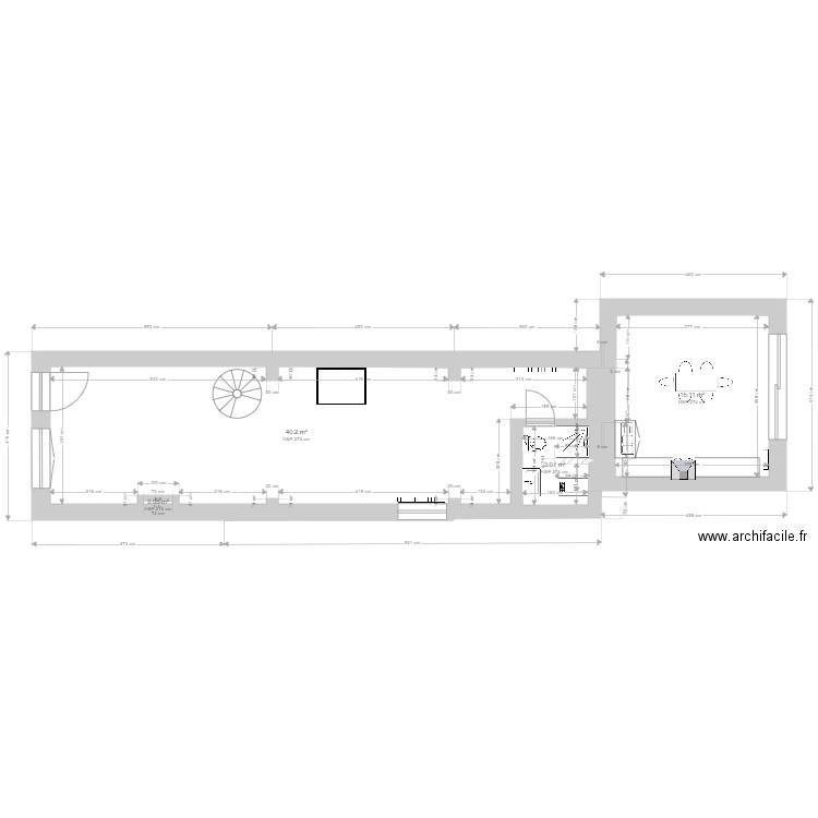 Maison Gilly RDC. Plan de 0 pièce et 0 m2