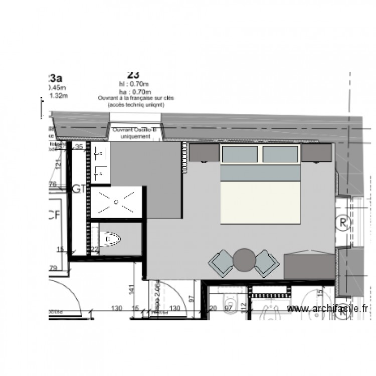 CHAMBRE 6 NEW AGAIN and again. Plan de 0 pièce et 0 m2