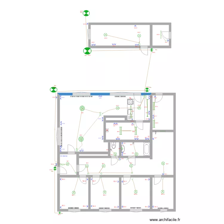 implantation electricte 18 10 2020. Plan de 