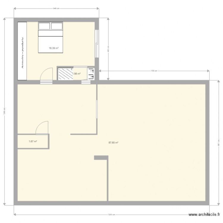 plan maison agrandissement 1. Plan de 0 pièce et 0 m2