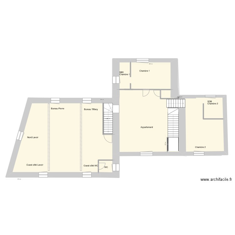 V15-05-2023 Carrelage. Plan de 20 pièces et 352 m2