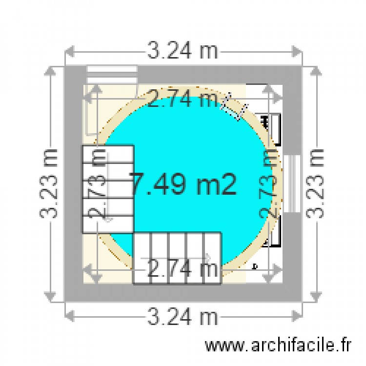 observatoire. Plan de 0 pièce et 0 m2