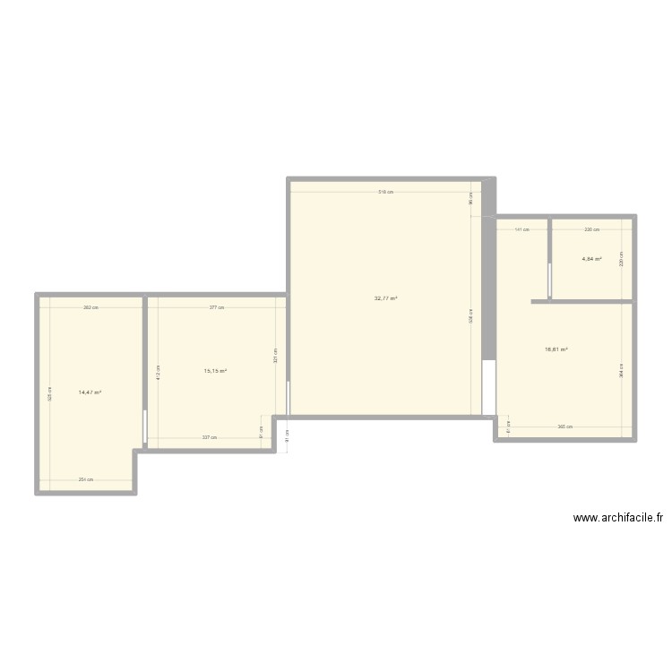 RDC. Plan de 0 pièce et 0 m2