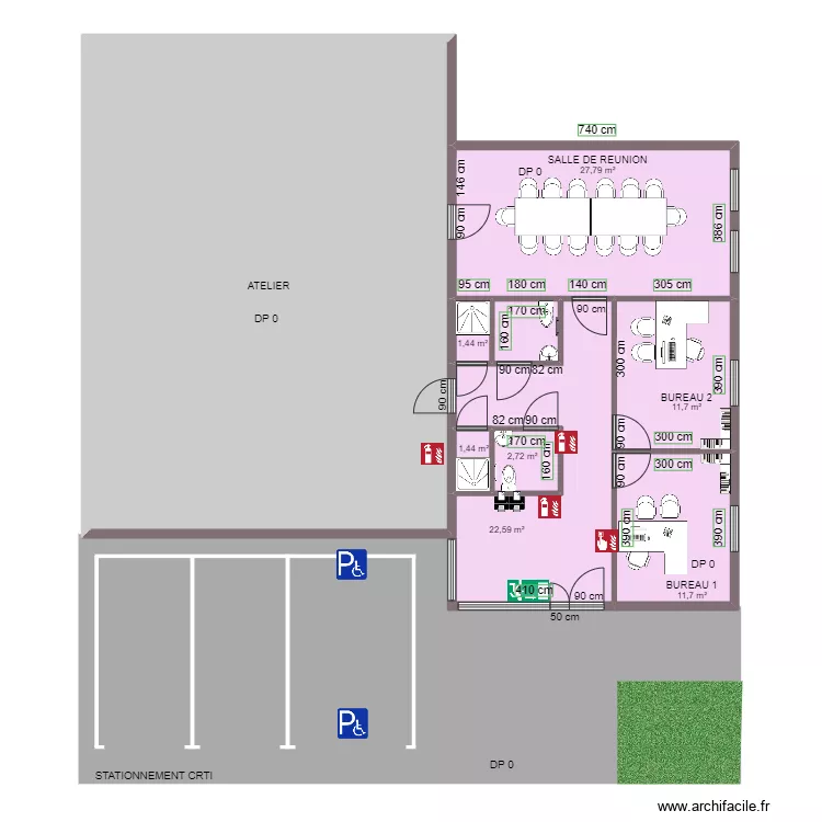 CRTI FORMATION APRES TRAVAUX. Plan de 
