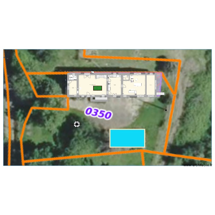 Nerveaux Piscine 3. Plan de 0 pièce et 0 m2