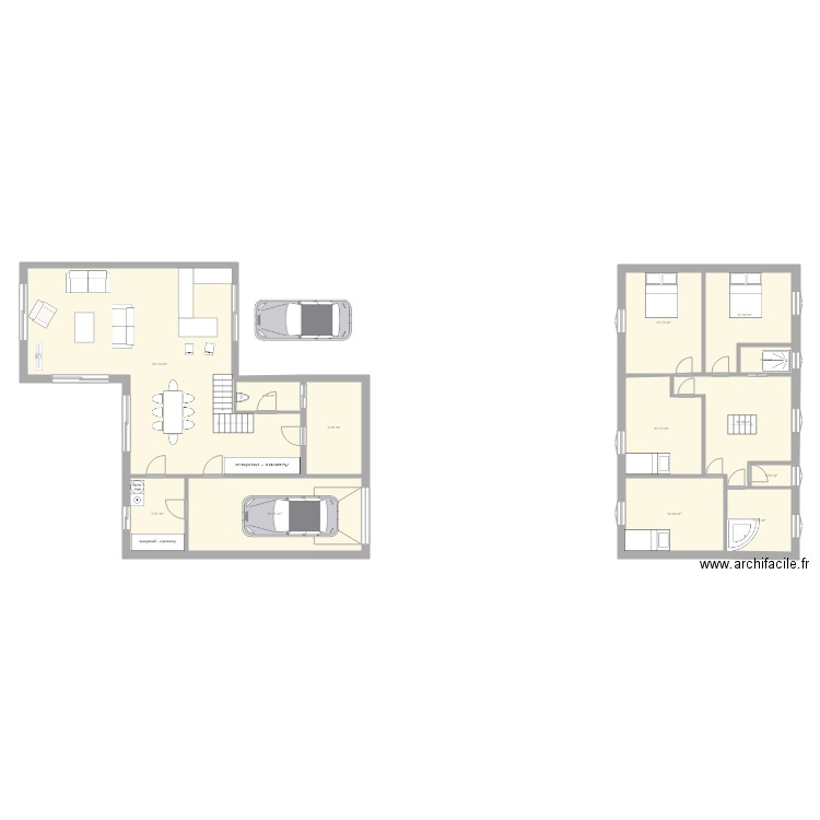 Maison Dolivet. Plan de 0 pièce et 0 m2