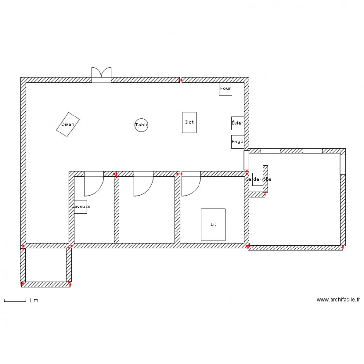 Première étage. Plan de 0 pièce et 0 m2