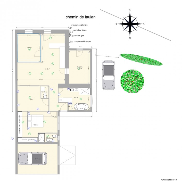 plan electrique. Plan de 0 pièce et 0 m2