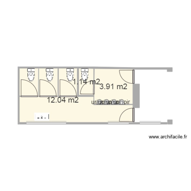 garderie actuel. Plan de 0 pièce et 0 m2