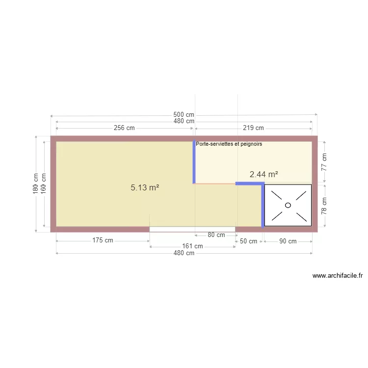 Maison NEOULES Pool House 2. Plan de 