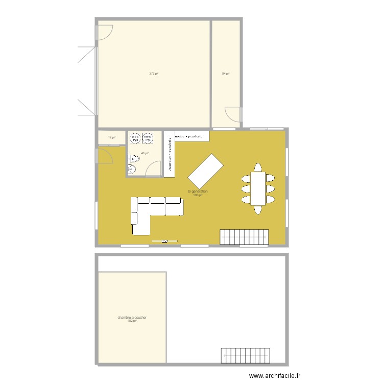 maison bi generation. Plan de 0 pièce et 0 m2