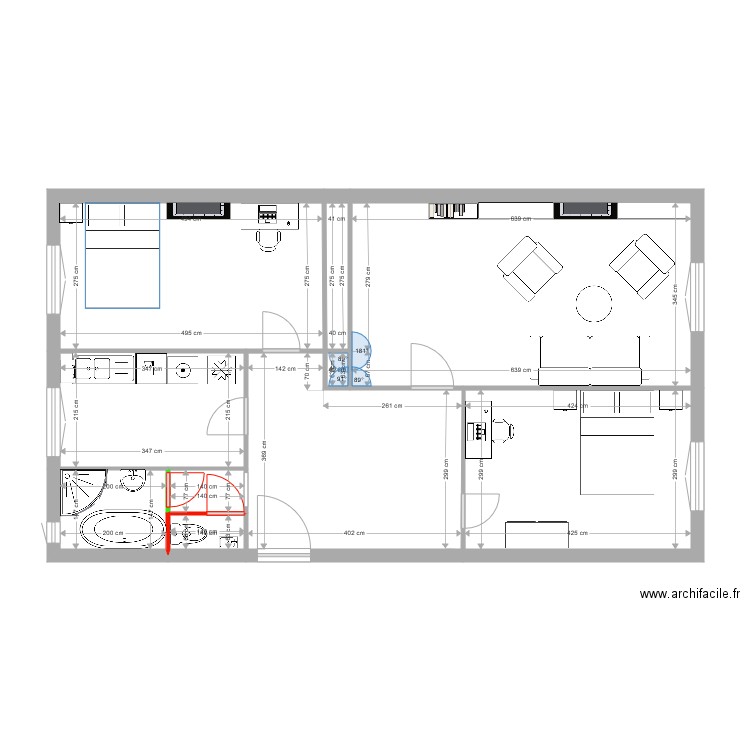 Appartement ies S4. Plan de 0 pièce et 0 m2