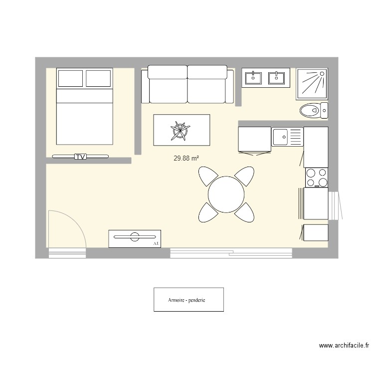 studio Plan dessiné par siboulette33