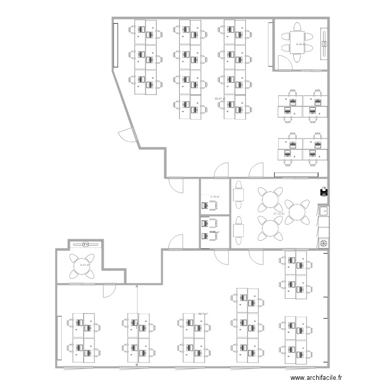 sousa martins piso 3 v2. Plan de 0 pièce et 0 m2