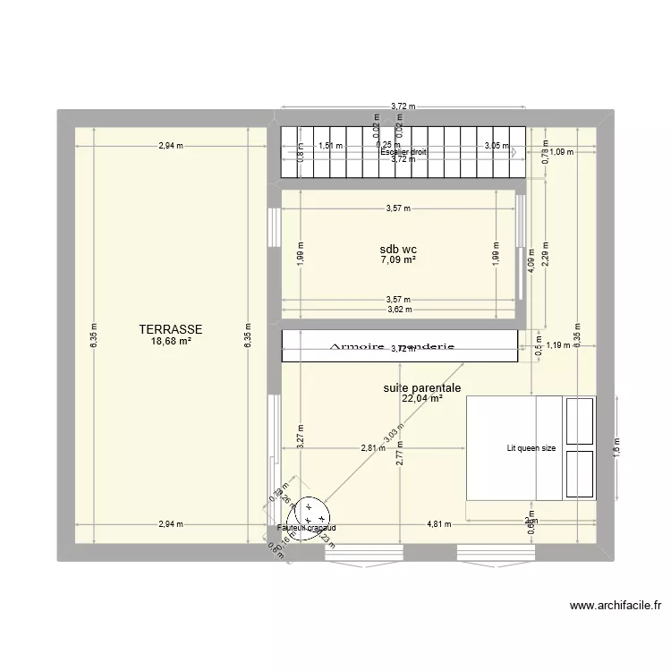 St ju extension. Plan de 