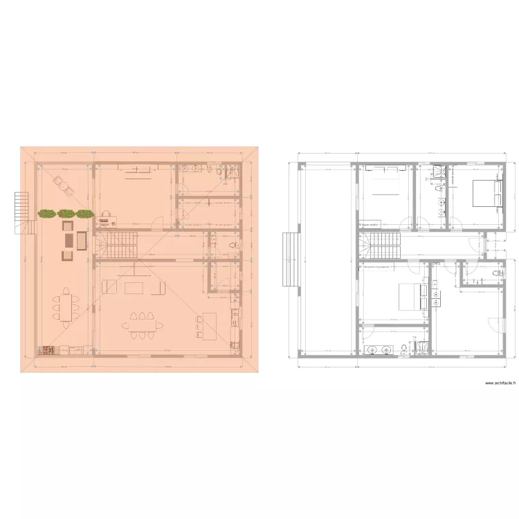 A bouger de 50cm. Plan de 