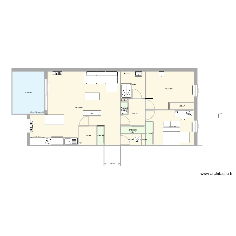 app annecy le vieux 2. Plan de 0 pièce et 0 m2