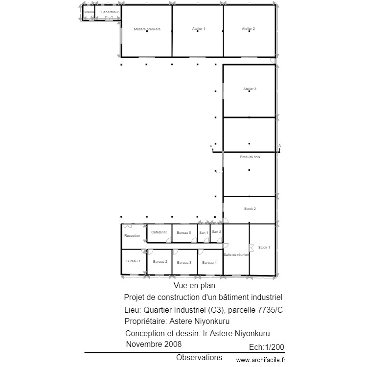 Vue en plan A3. Plan de 0 pièce et 0 m2