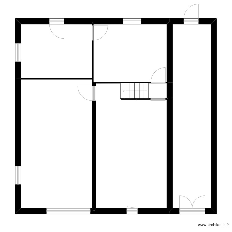 FORET. Plan de 16 pièces et 263 m2