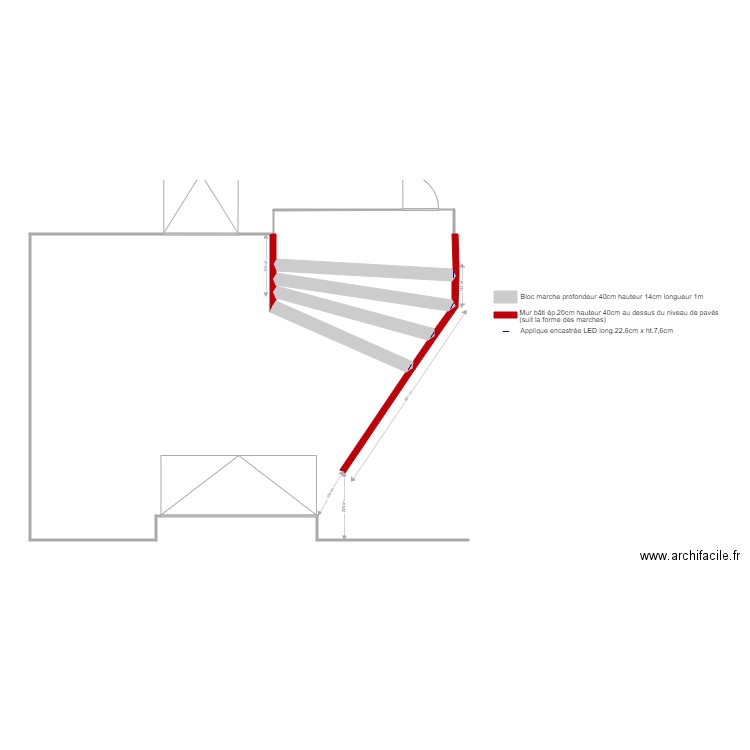 Goncalves 2.04. Plan de 3 pièces et 7 m2