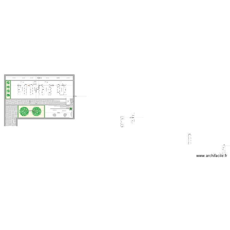 Panorama 3 - CD- 30 ou 35 PAX. Plan de 2 pièces et 18 m2