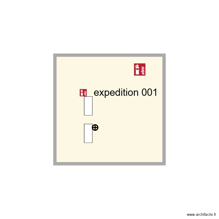 rotières. Plan de 1 pièce et 4 m2
