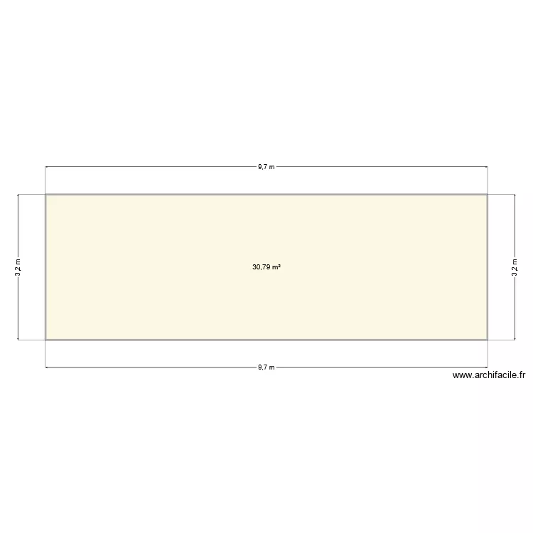 F/D. Plan de 1  et 31 m²