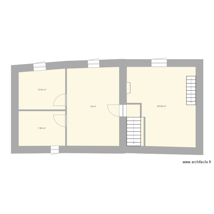 Maison Messimy étage 2. Plan de 0 pièce et 0 m2