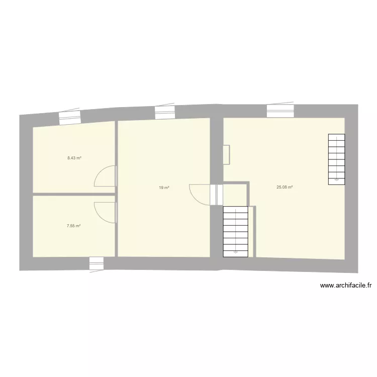 Maison Messimy &eacute;tage 2. Plan de 