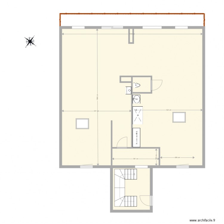 Plan 1er étage ferme. Plan de 0 pièce et 0 m2
