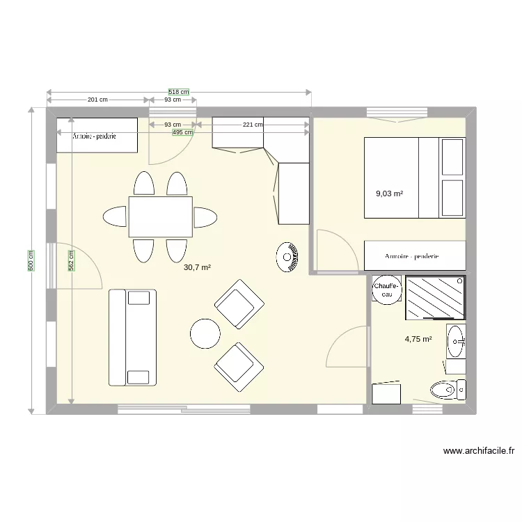 atelier compagnie. Plan de 