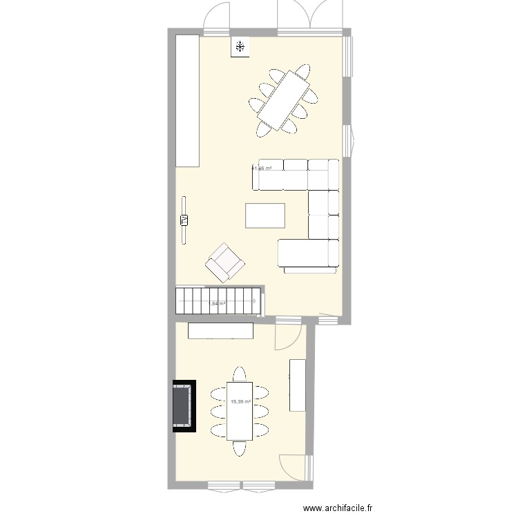 Maison 1. Plan de 0 pièce et 0 m2