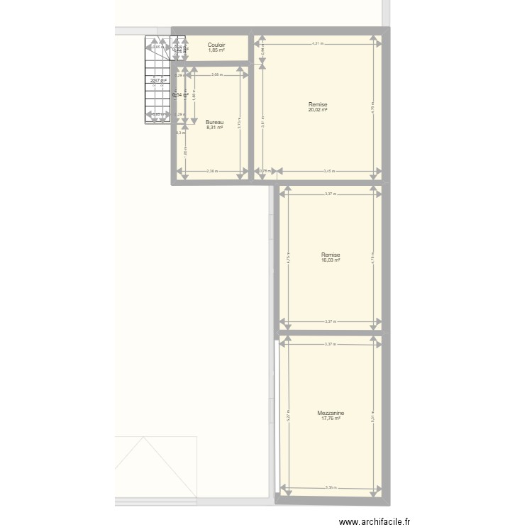 SCI TYLINSKI. Plan de 14 pièces et 384 m2