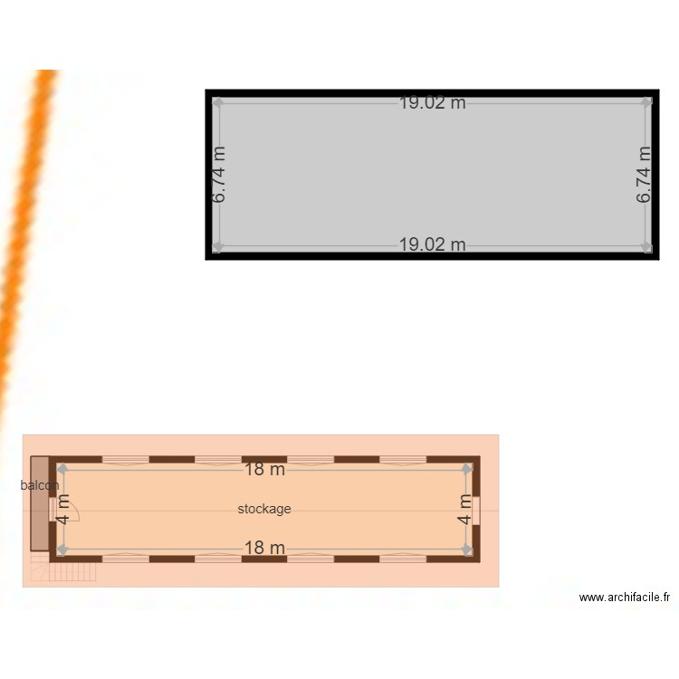 plan box alpha. Plan de 0 pièce et 0 m2