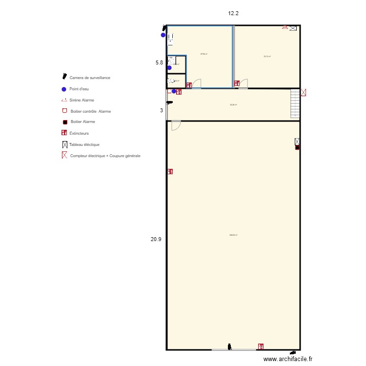  PLAN Secu HANGARD SCI. Plan de 0 pièce et 0 m2