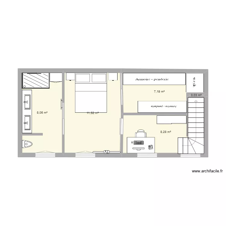 st mandrier R1. Plan de 