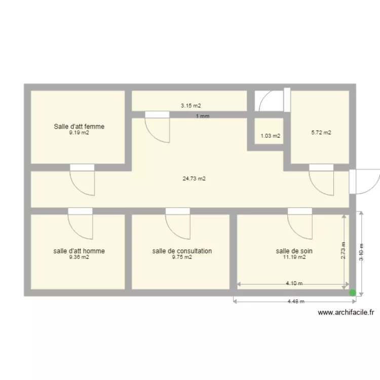 Cabinet Médical Dr BENDALI. Plan de Cabinet Médical Dr BENDALI. Plan de