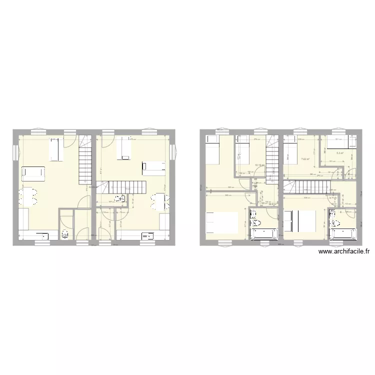 Poss three bed semis. Plan de 