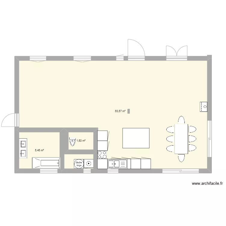 MAISON LE ROVE PLAN 1. Plan de 
