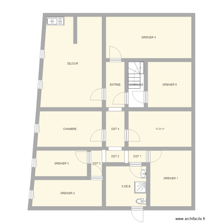 CLAPIER 109 111. Plan de 0 pièce et 0 m2