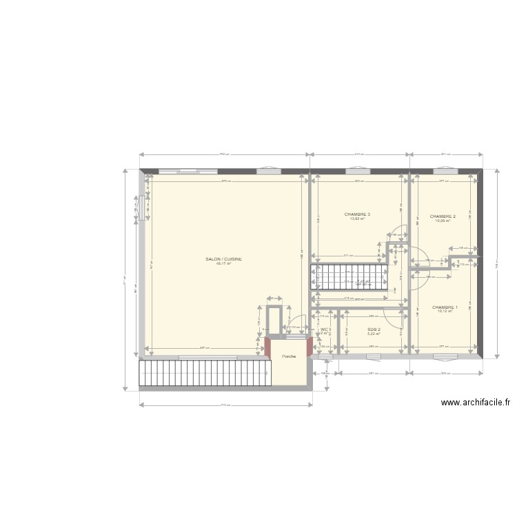 PROJET THOS BELAUD ELEC. Plan de 9 pièces et 106 m2