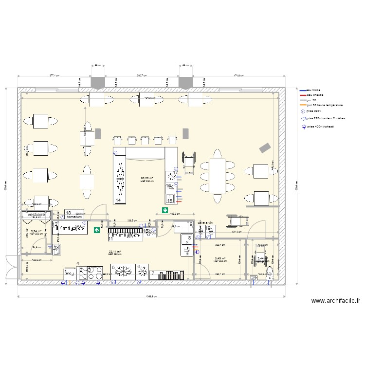 donatien malo 8. Plan de 5 pièces et 125 m2