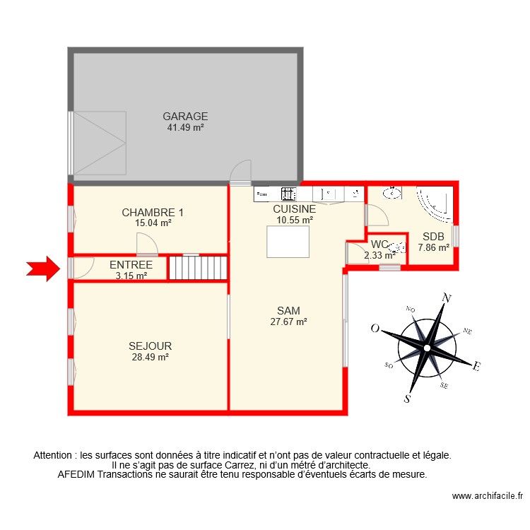 BI 6534 RDC M. Plan de 0 pièce et 0 m2