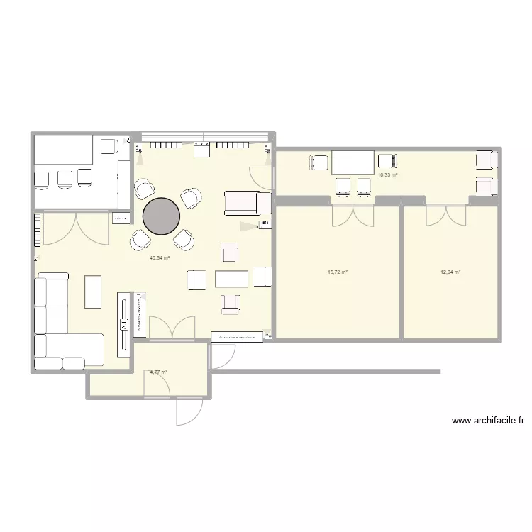 appart clermoint. Plan de 