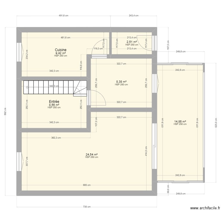 MAISON EXT. Plan de 0 pièce et 0 m2