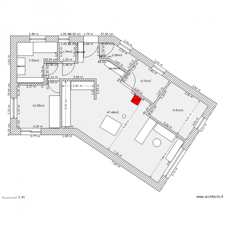 liepvre-angle. Plan de 0 pièce et 0 m2