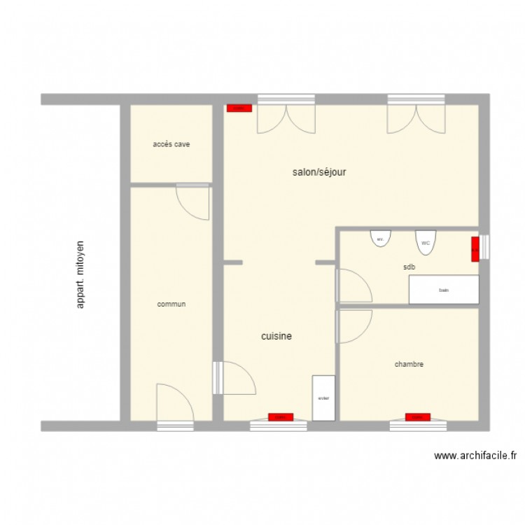 DELARASSE. Plan de 0 pièce et 0 m2