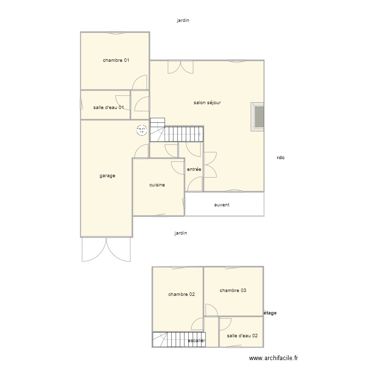 leroy 1091 am. Plan de 14 pièces et 121 m2