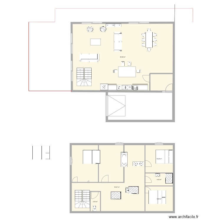 MEAUDRE. Plan de 0 pièce et 0 m2